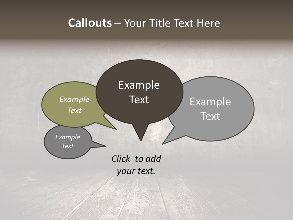 Damage Aged Textured PowerPoint Template