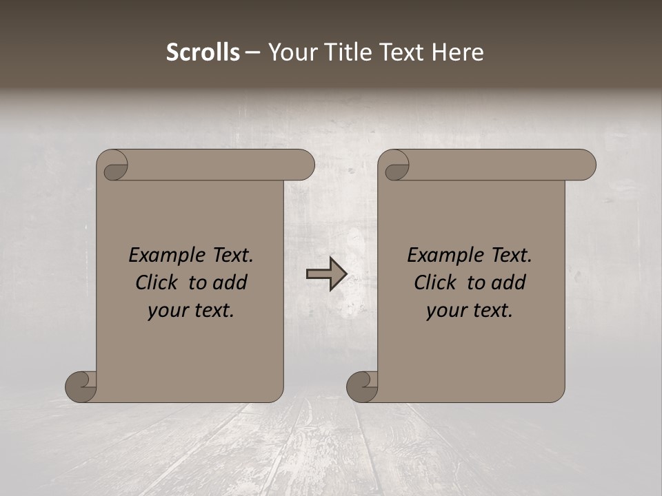 Damage Aged Textured PowerPoint Template