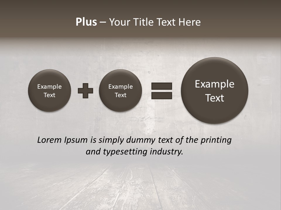 Damage Aged Textured PowerPoint Template