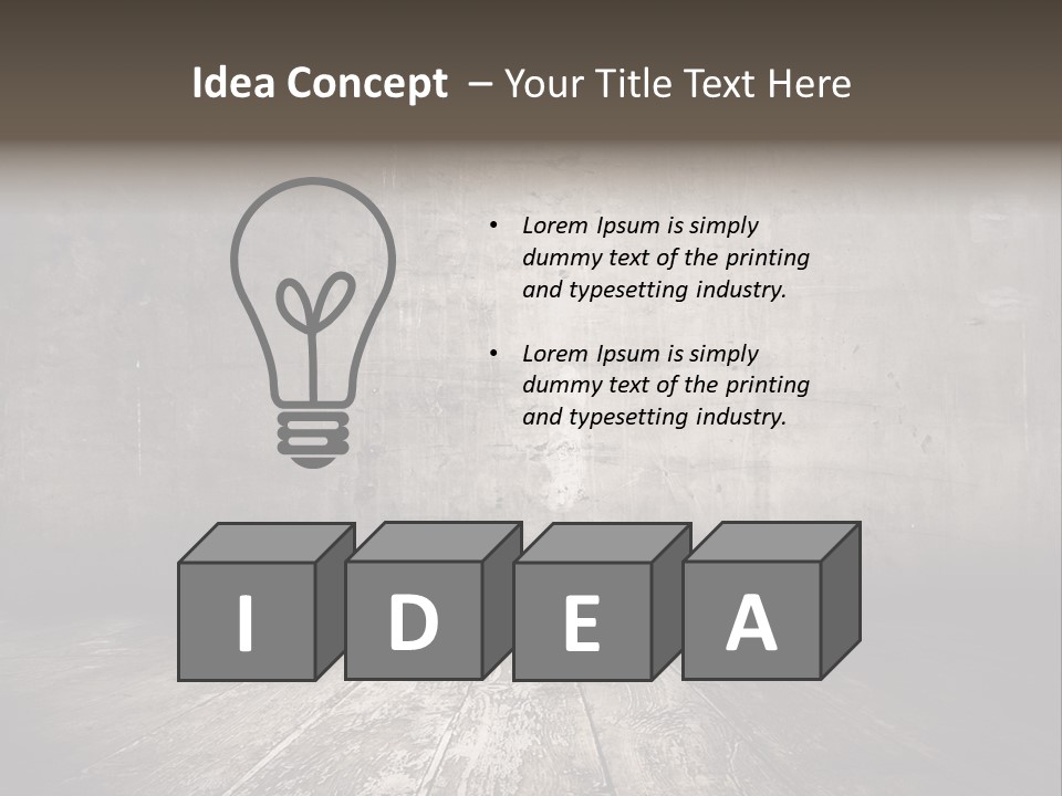 Damage Aged Textured PowerPoint Template