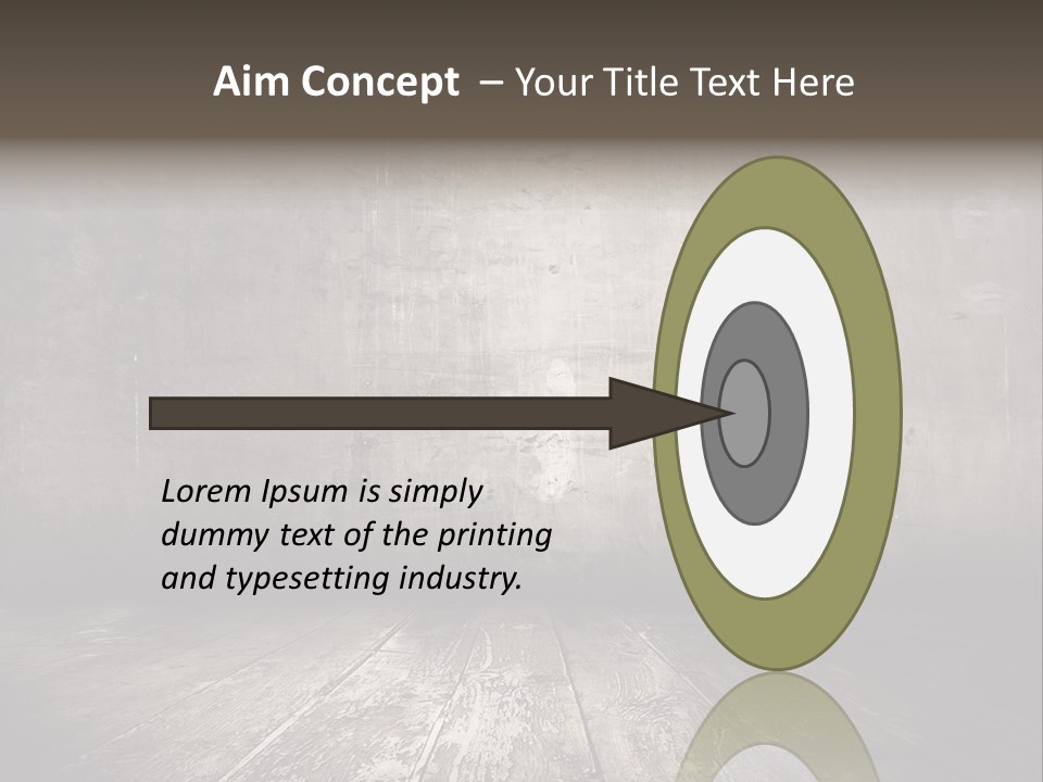 Damage Aged Textured PowerPoint Template