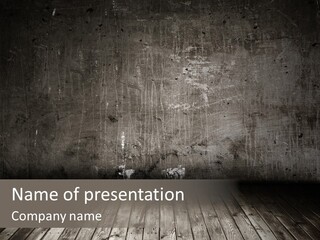 Row Rugged Weathered PowerPoint Template