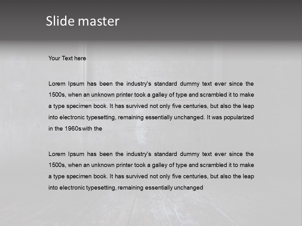 Antique Stained Retro PowerPoint Template