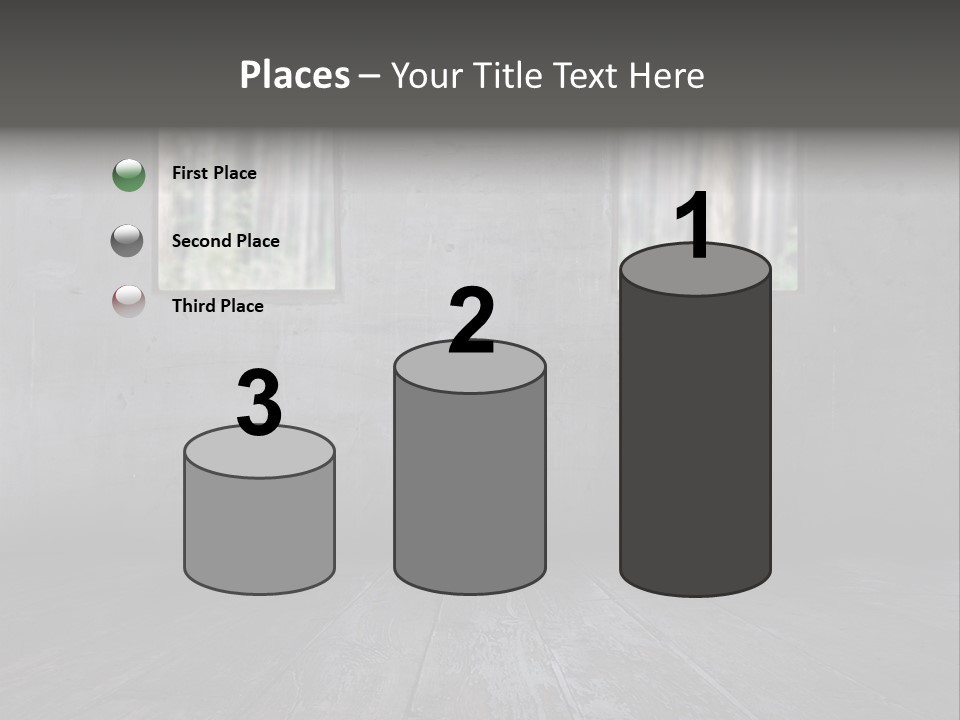 Vintage On White Timber PowerPoint Template