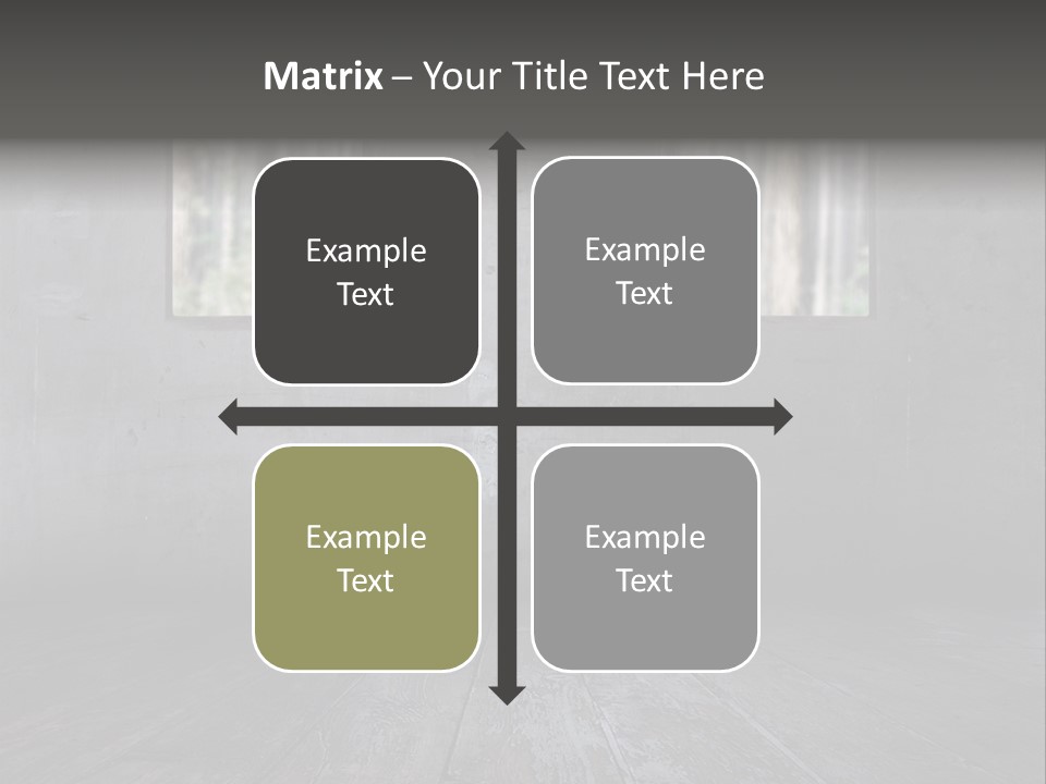 Vintage On White Timber PowerPoint Template