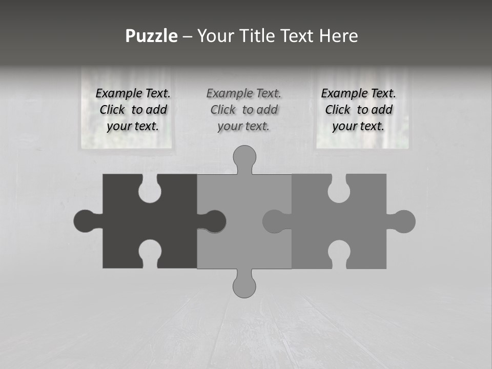 Vintage On White Timber PowerPoint Template