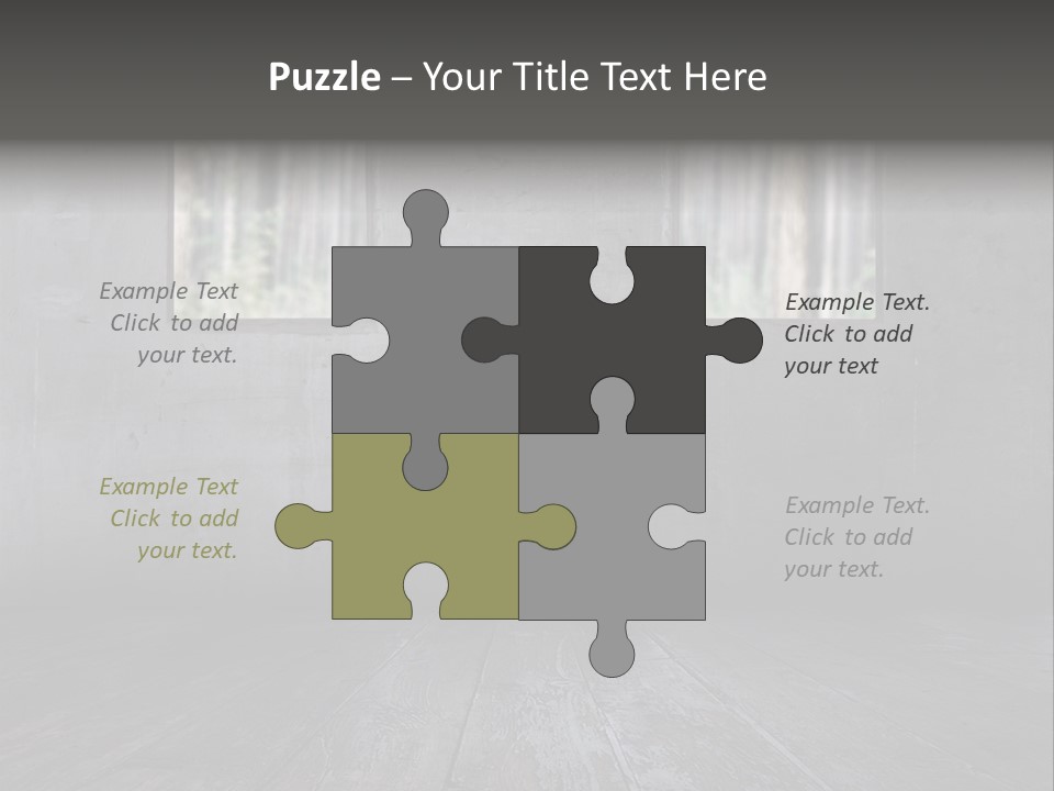 Vintage On White Timber PowerPoint Template