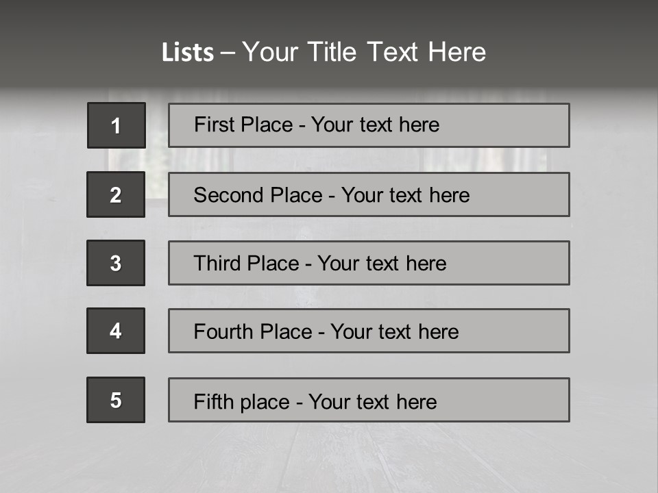Vintage On White Timber PowerPoint Template