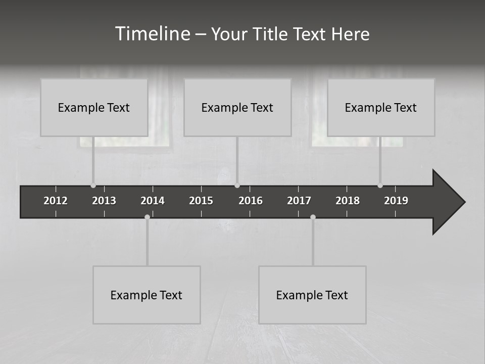 Vintage On White Timber PowerPoint Template