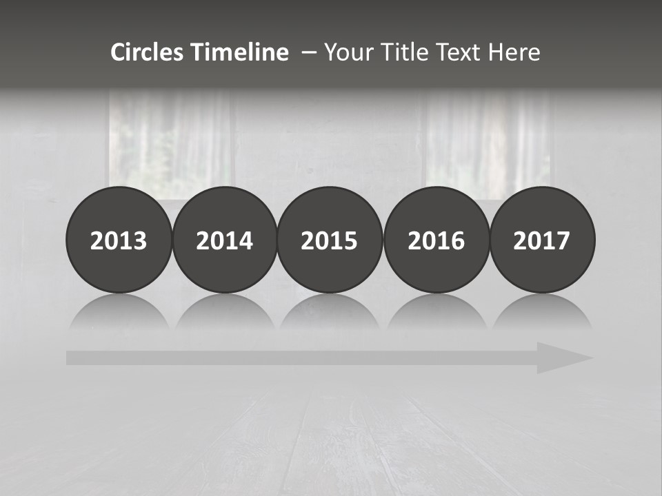 Vintage On White Timber PowerPoint Template