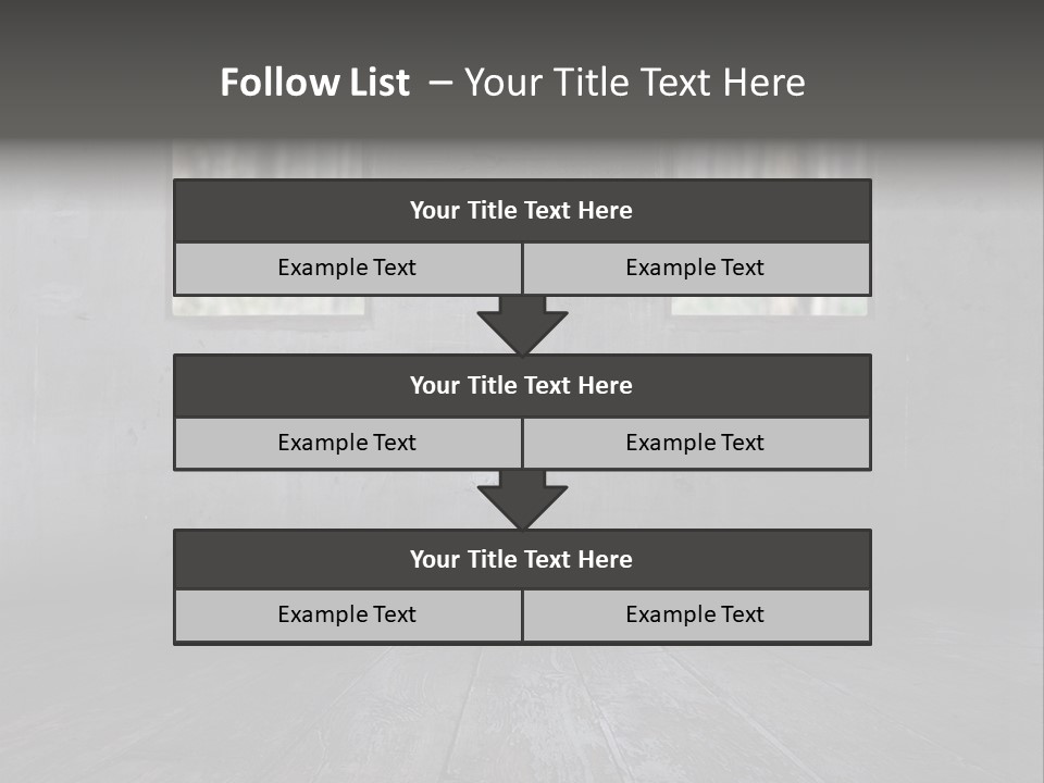 Vintage On White Timber PowerPoint Template