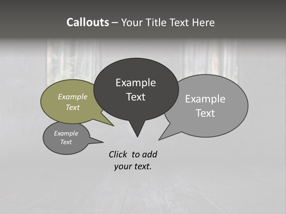Vintage On White Timber PowerPoint Template
