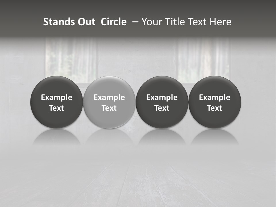 Vintage On White Timber PowerPoint Template