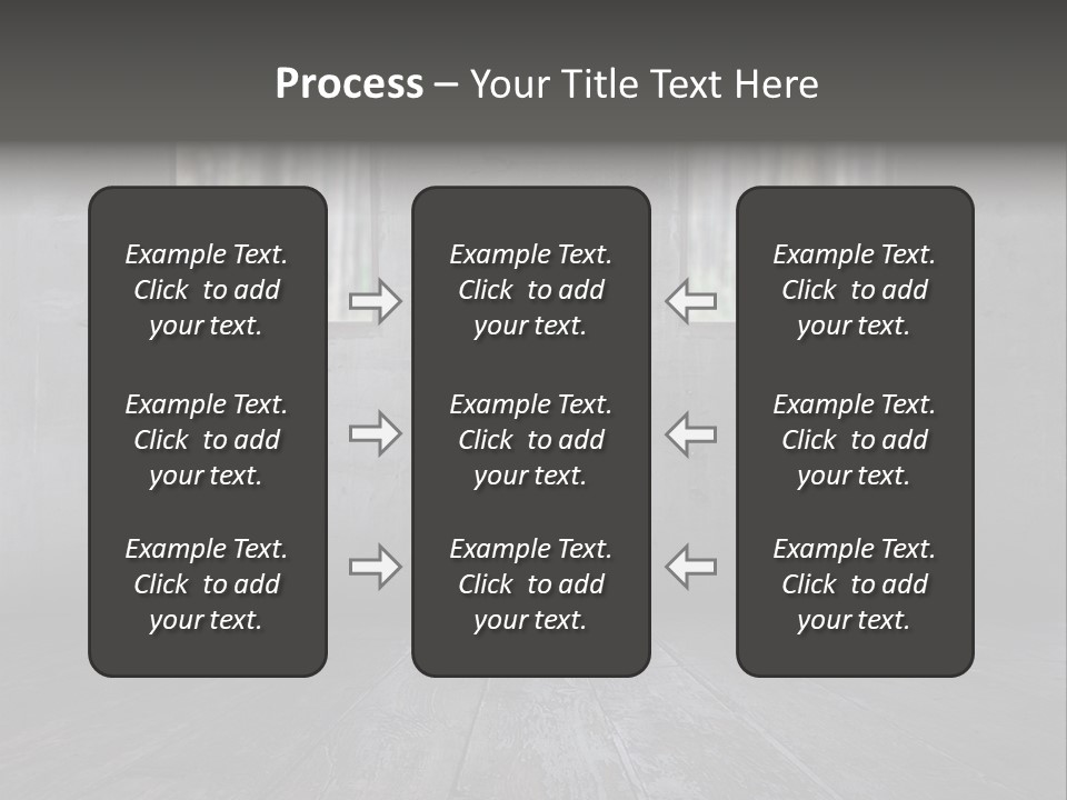 Vintage On White Timber PowerPoint Template