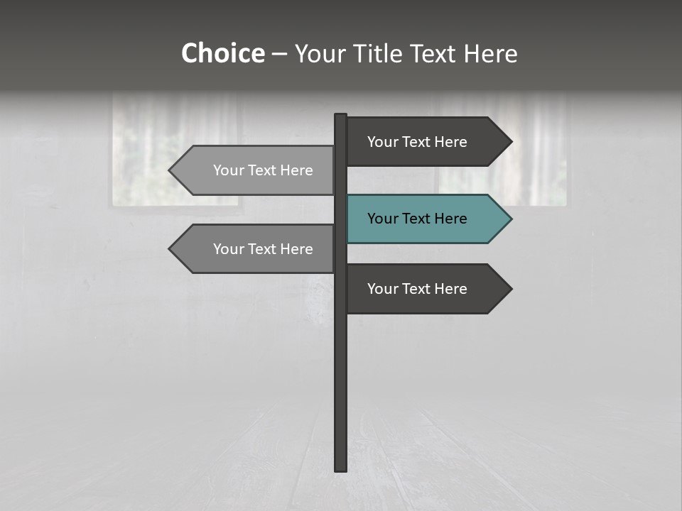 Vintage On White Timber PowerPoint Template