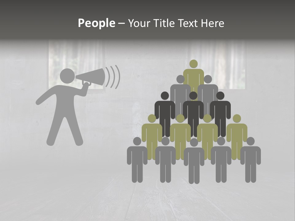 Vintage On White Timber PowerPoint Template