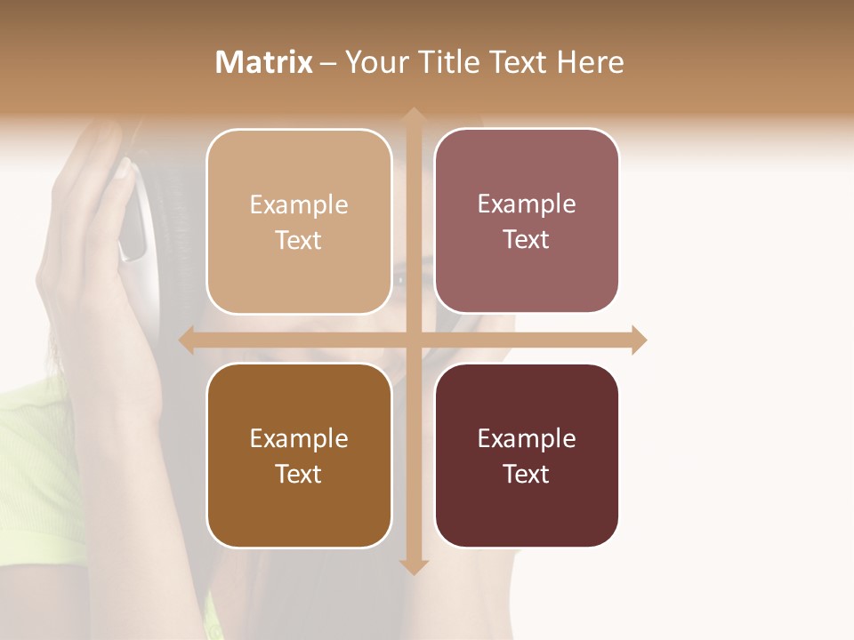 Listening Cheerful Electronic PowerPoint Template