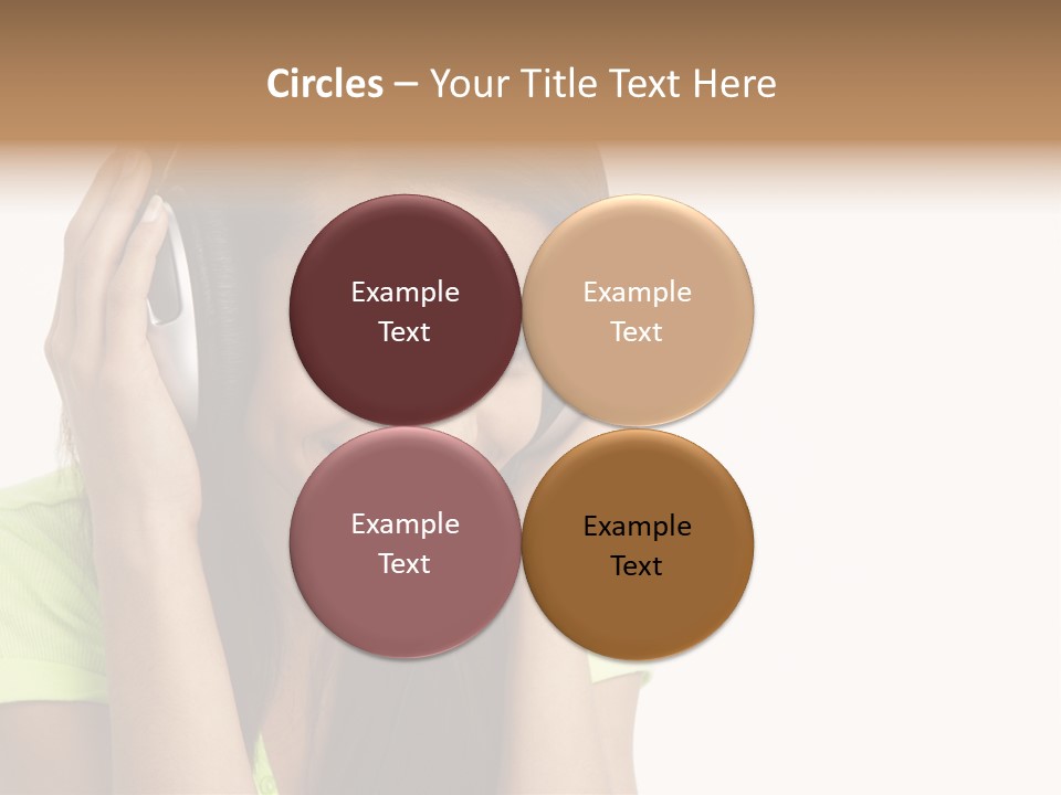 Listening Cheerful Electronic PowerPoint Template