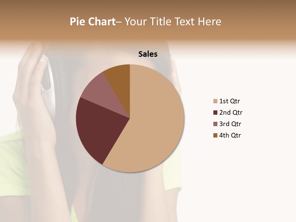 Listening Cheerful Electronic PowerPoint Template