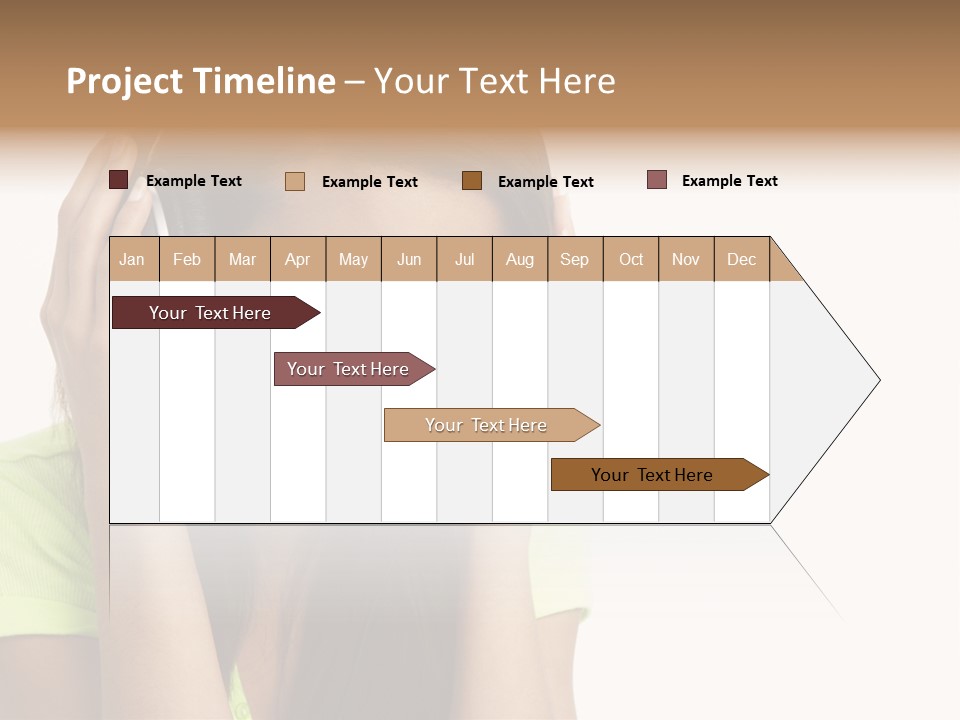 Listening Cheerful Electronic PowerPoint Template