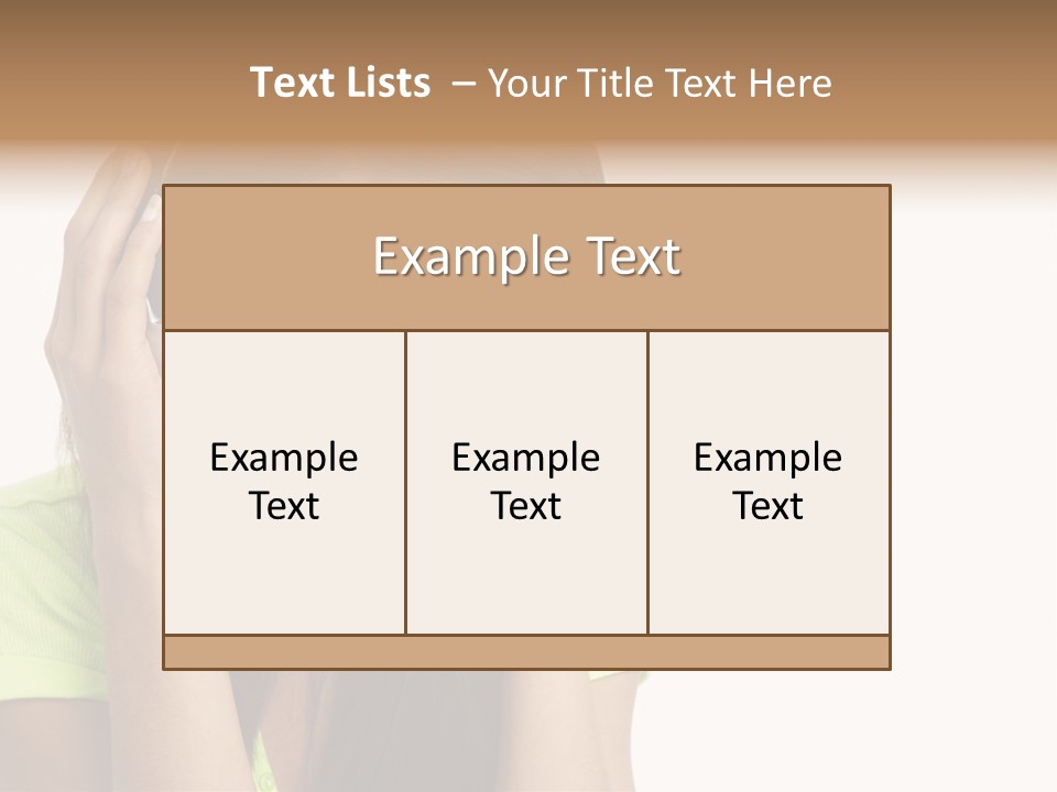 Listening Cheerful Electronic PowerPoint Template
