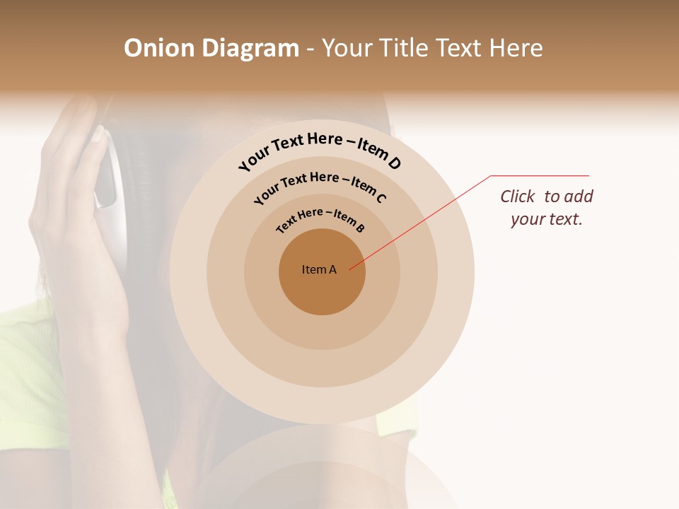 Listening Cheerful Electronic PowerPoint Template