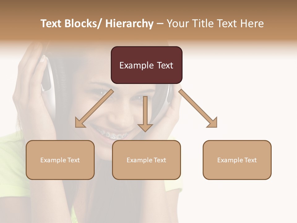 Listening Cheerful Electronic PowerPoint Template