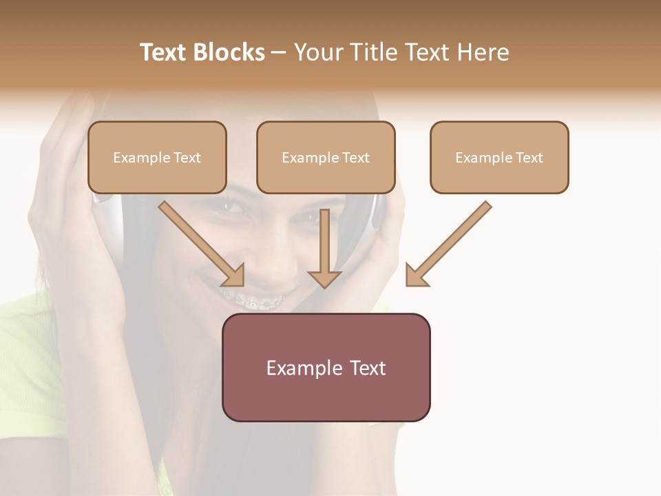 Listening Cheerful Electronic PowerPoint Template