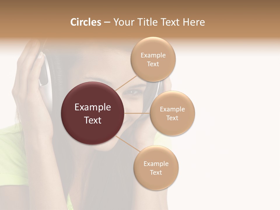 Listening Cheerful Electronic PowerPoint Template