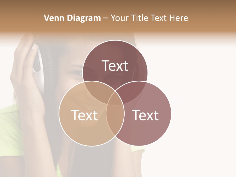 Listening Cheerful Electronic PowerPoint Template