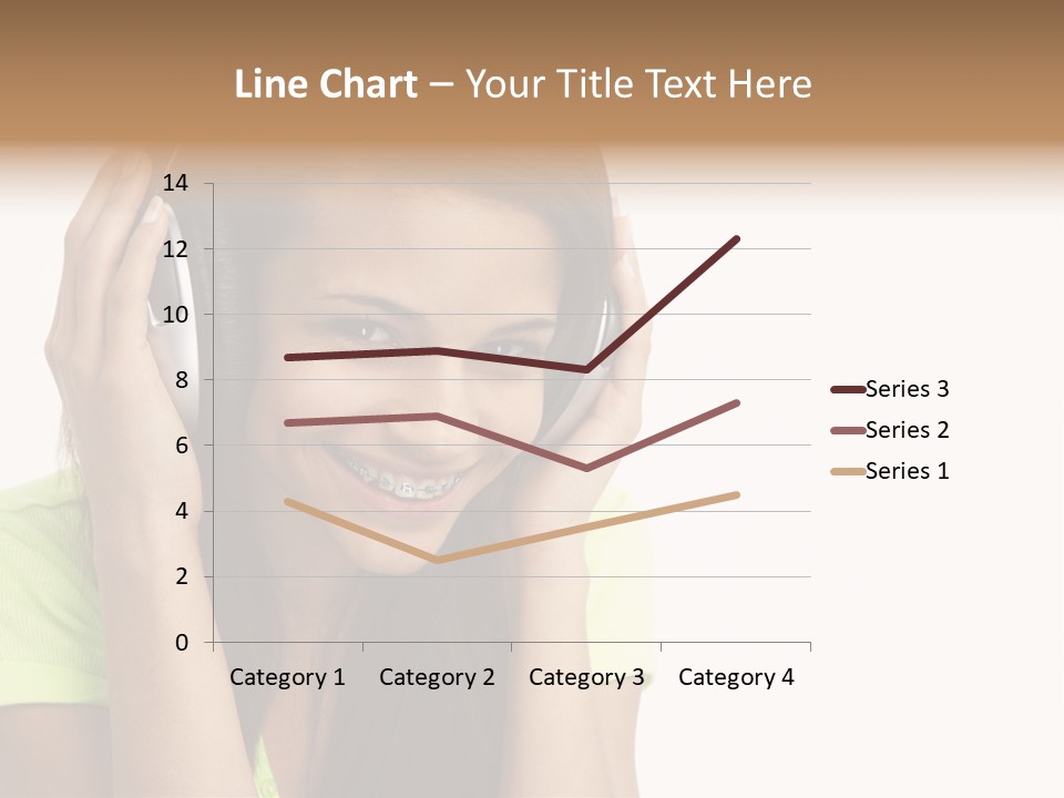 Listening Cheerful Electronic PowerPoint Template