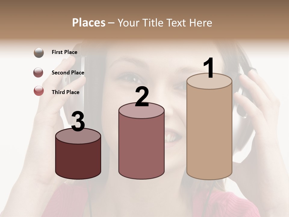 Image Listening Copy Space PowerPoint Template