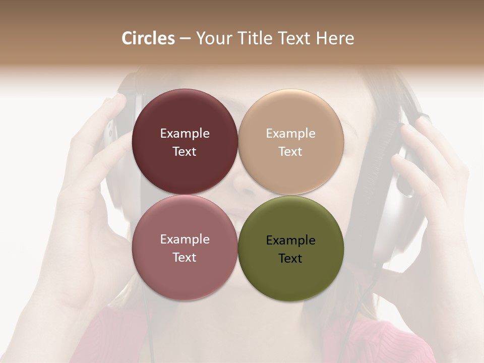 Image Listening Copy Space PowerPoint Template