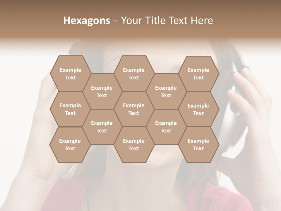 Image Listening Copy Space PowerPoint Template