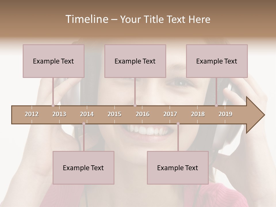 Image Listening Copy Space PowerPoint Template