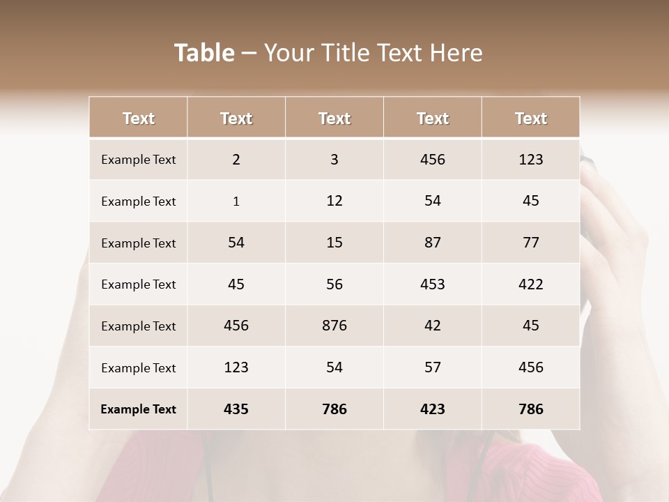 Image Listening Copy Space PowerPoint Template