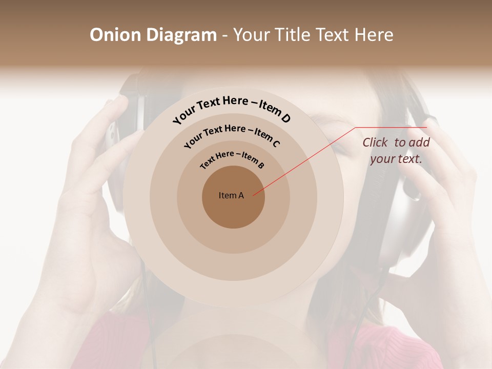 Image Listening Copy Space PowerPoint Template