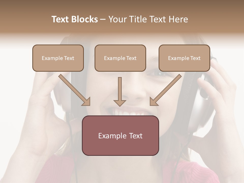 Image Listening Copy Space PowerPoint Template