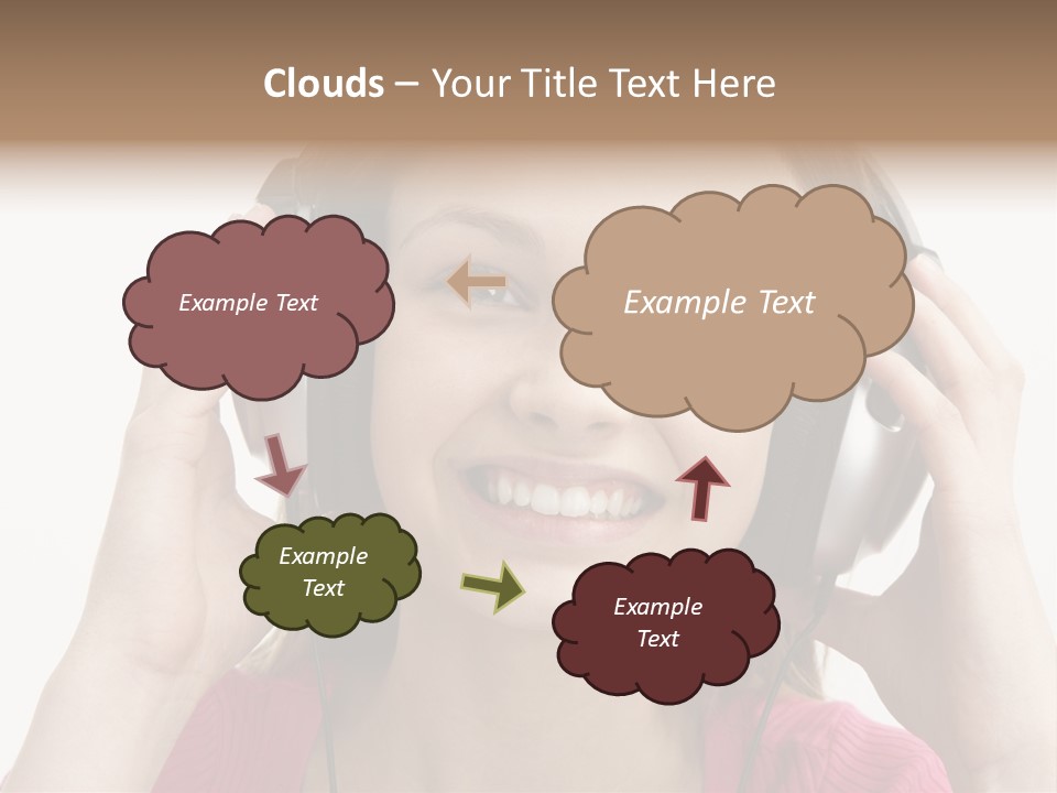 Image Listening Copy Space PowerPoint Template