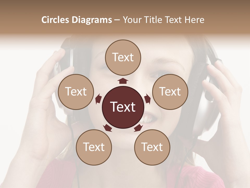 Image Listening Copy Space PowerPoint Template