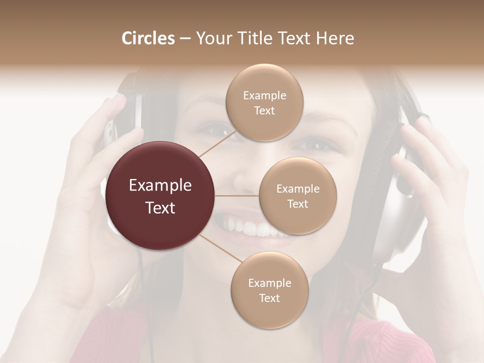 Image Listening Copy Space PowerPoint Template