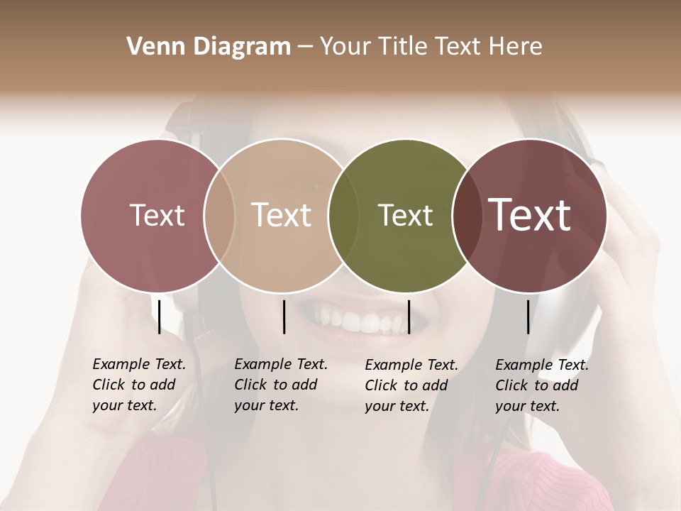 Image Listening Copy Space PowerPoint Template