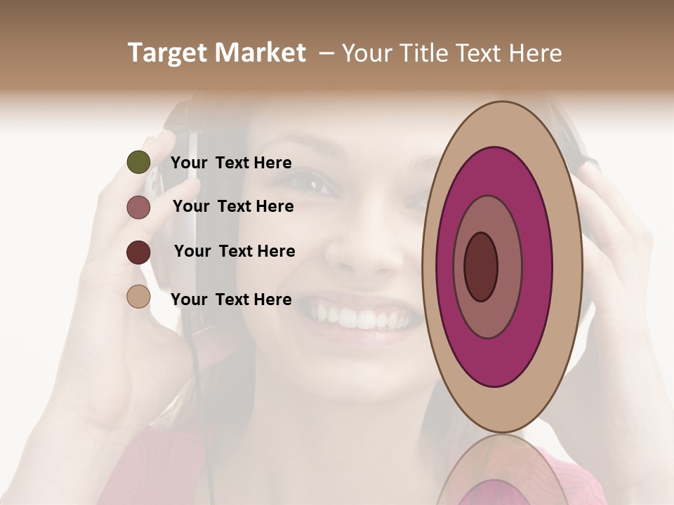 Image Listening Copy Space PowerPoint Template