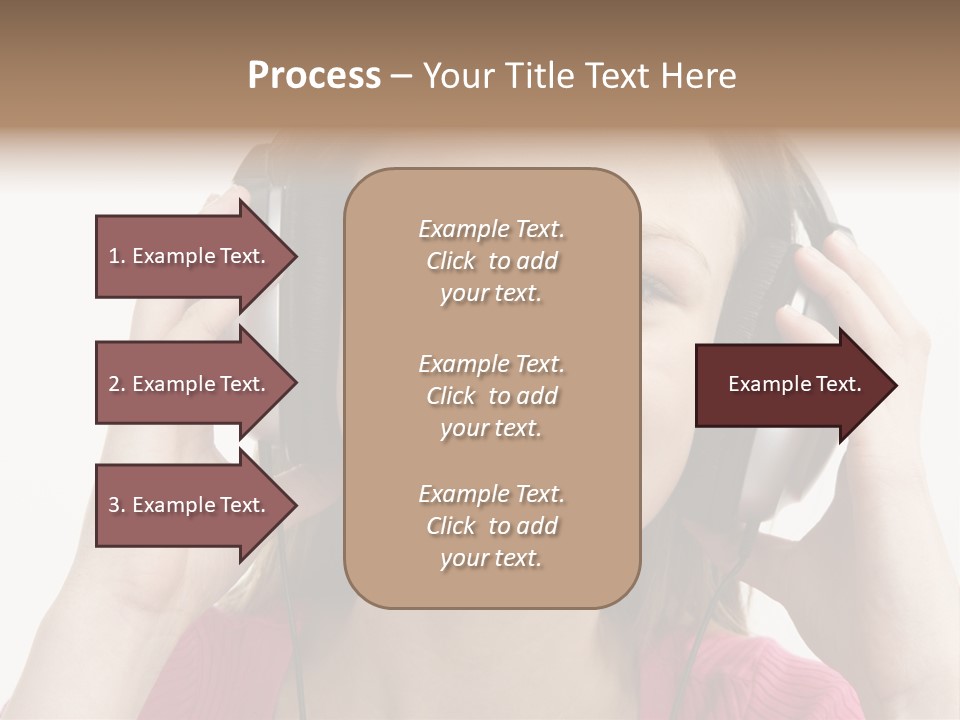 Image Listening Copy Space PowerPoint Template