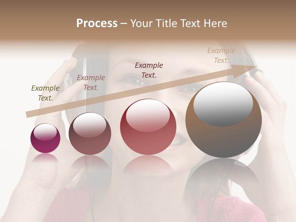 Image Listening Copy Space PowerPoint Template