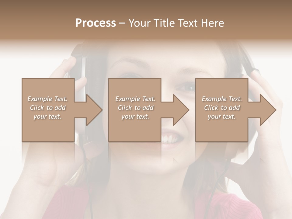 Image Listening Copy Space PowerPoint Template