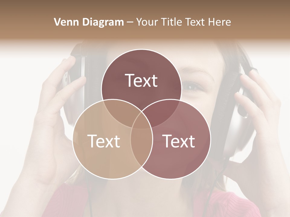 Image Listening Copy Space PowerPoint Template