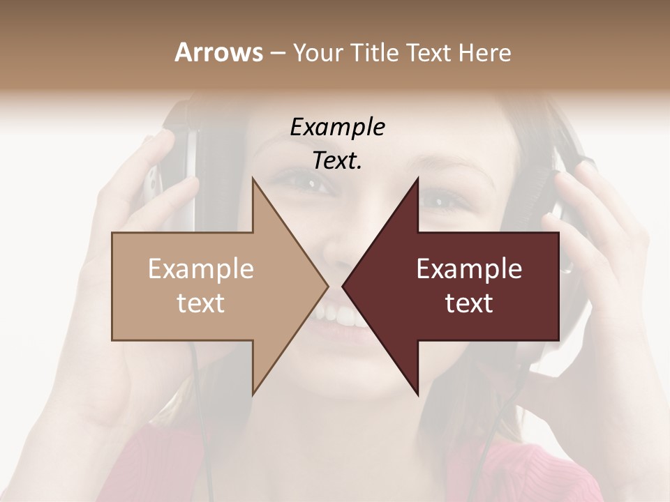 Image Listening Copy Space PowerPoint Template
