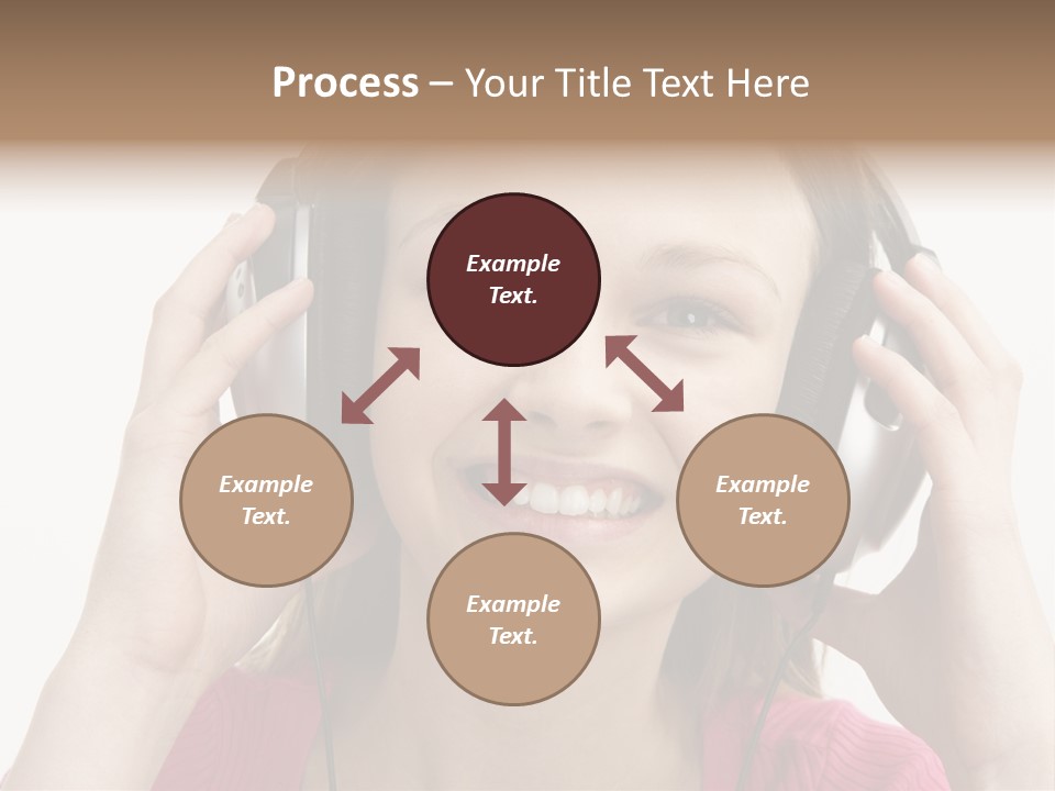Image Listening Copy Space PowerPoint Template
