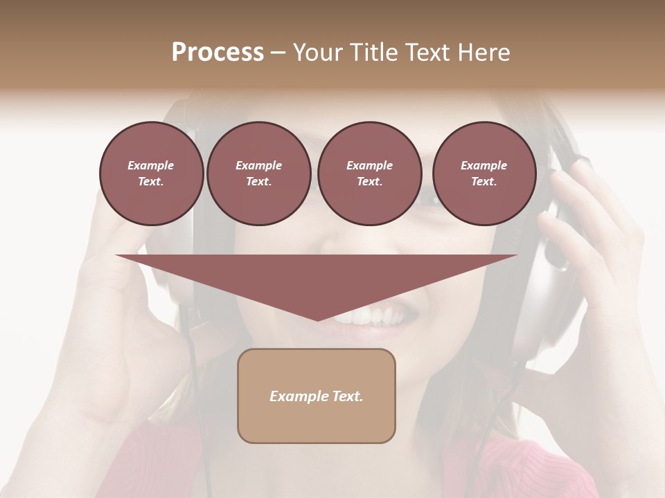 Image Listening Copy Space PowerPoint Template